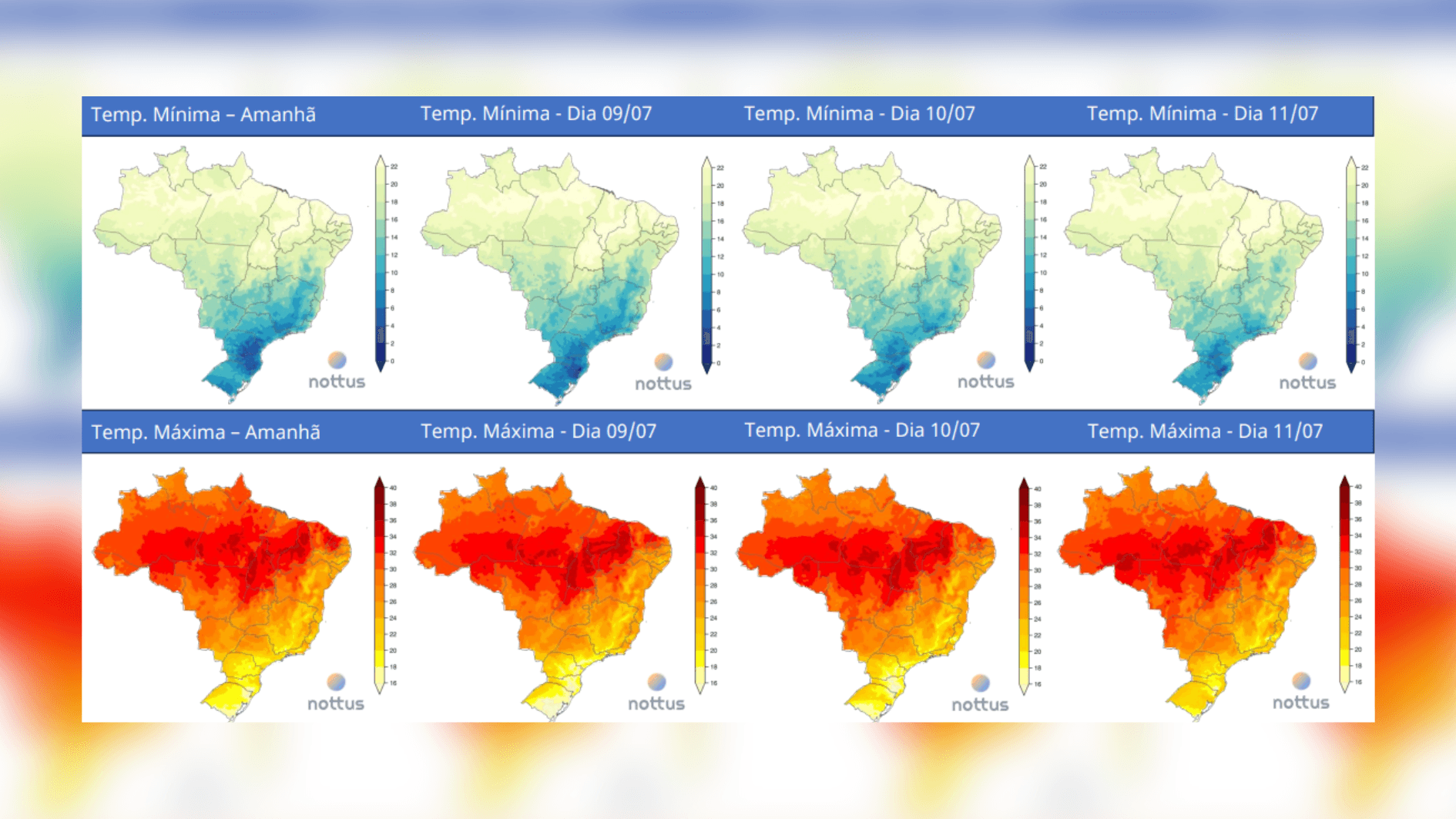 Clima seco: gran parte de Brasil puede tener una humedad del aire inferior al 20%