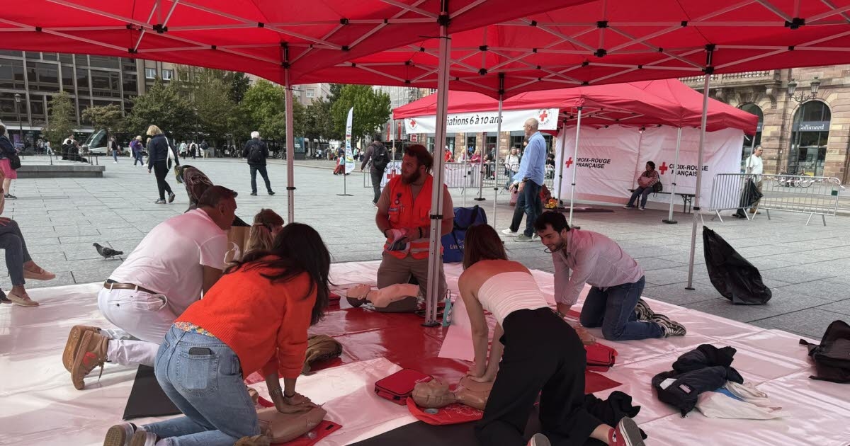 Strazburg. Kızılhaç ile "hazır olmaya hazırlanıyoruz"