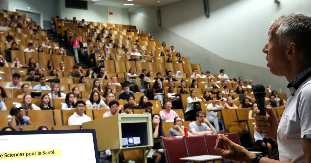 Estrasburgo: Los nuevos estudiantes de salud son guiados por sus compañeros antes del inicio del año escolar
