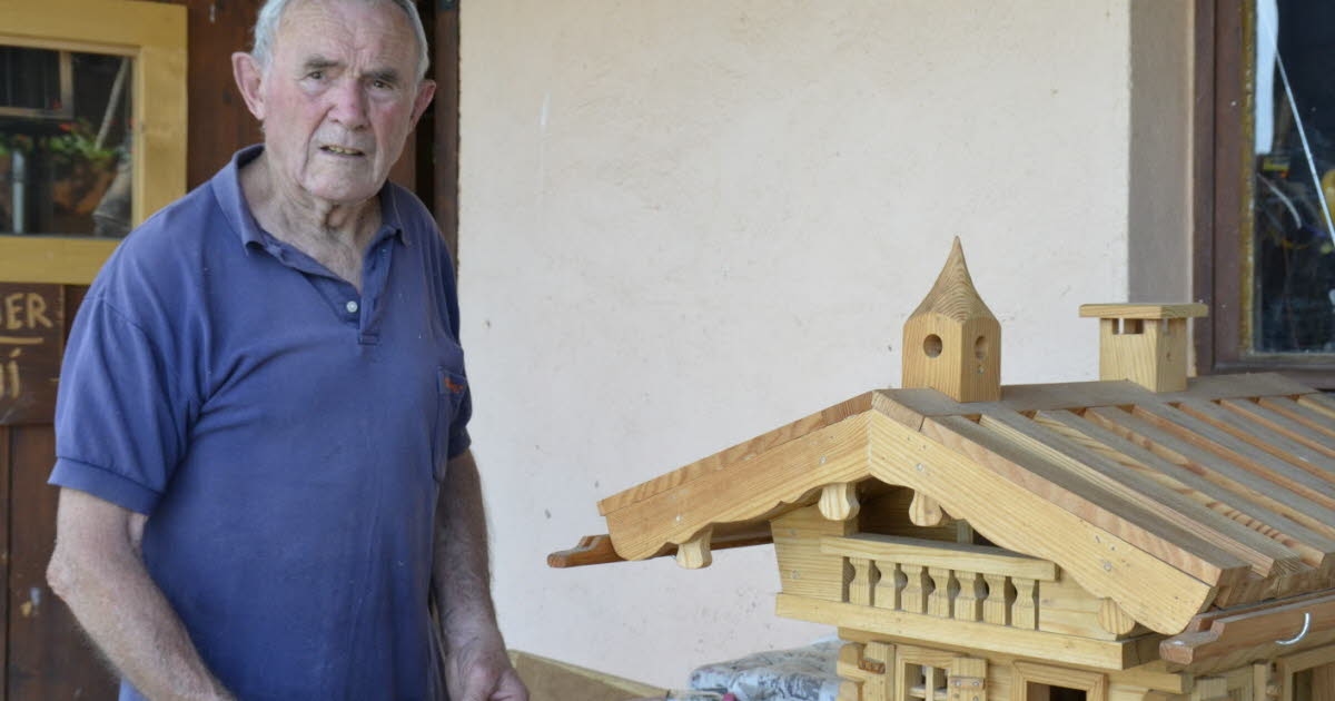 Le Hohwald. Aos 88 anos, o incansável Raymond Martini continua construindo