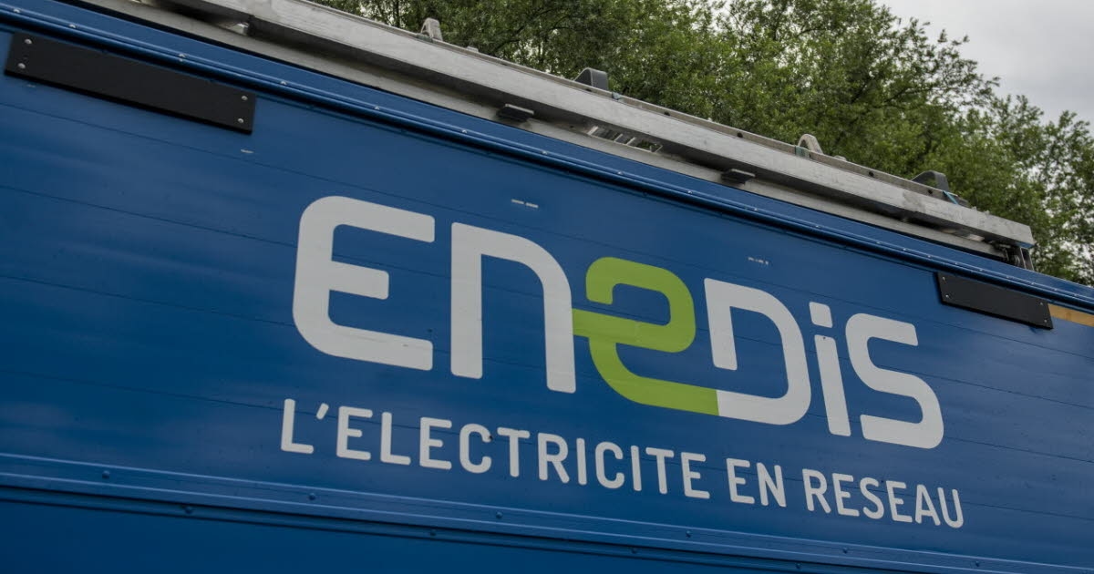 Saint-Vallier - Pouilloux. A cidade afetada por uma breve queda de energia