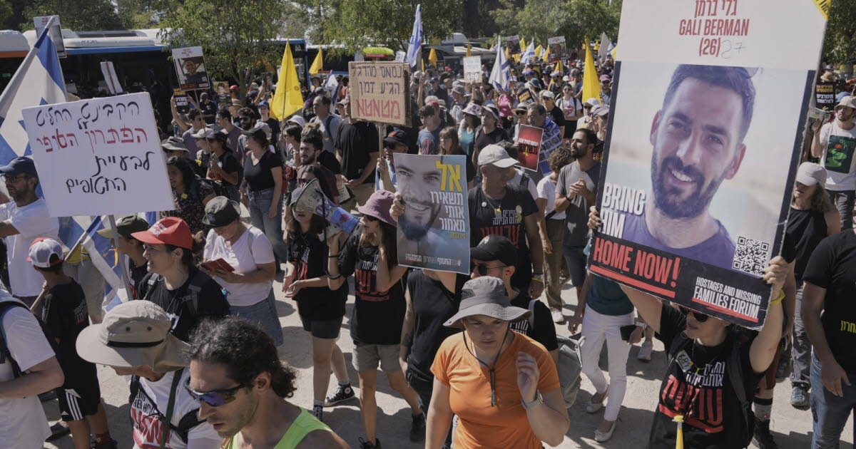 Oriente Medio: "Fin de la guerra": Protestas en Israel exigen la liberación de los rehenes de Gaza