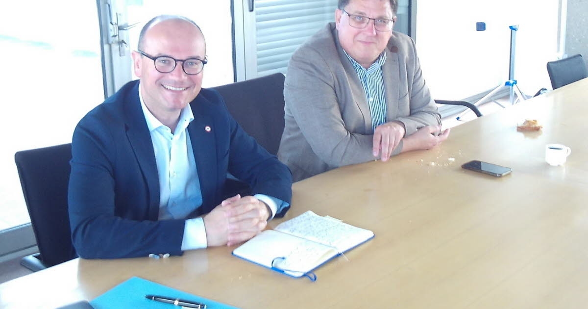 Blanzy. O deputado Sébastien Martin fez a sua primeira visita desde a sua eleição.