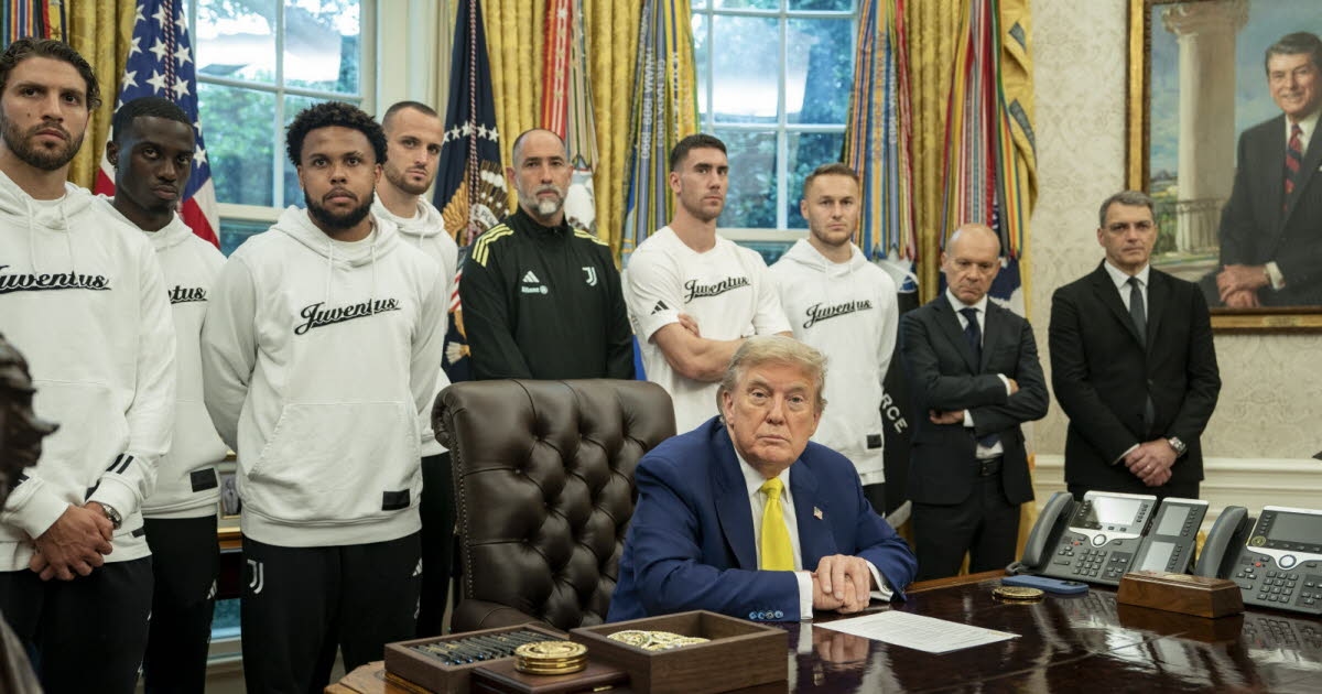 Voetbal: Juventus-spelers uitgenodigd in het Witte Huis en vreselijk in verlegenheid gebracht door Donald Trump