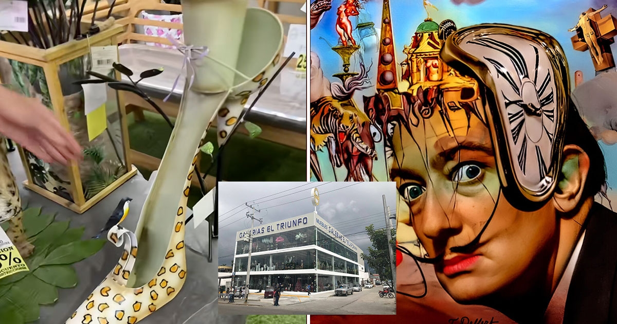 Salvador Dalí's heirs sue Galerías El Triunfo for plagiarism of his paintings.