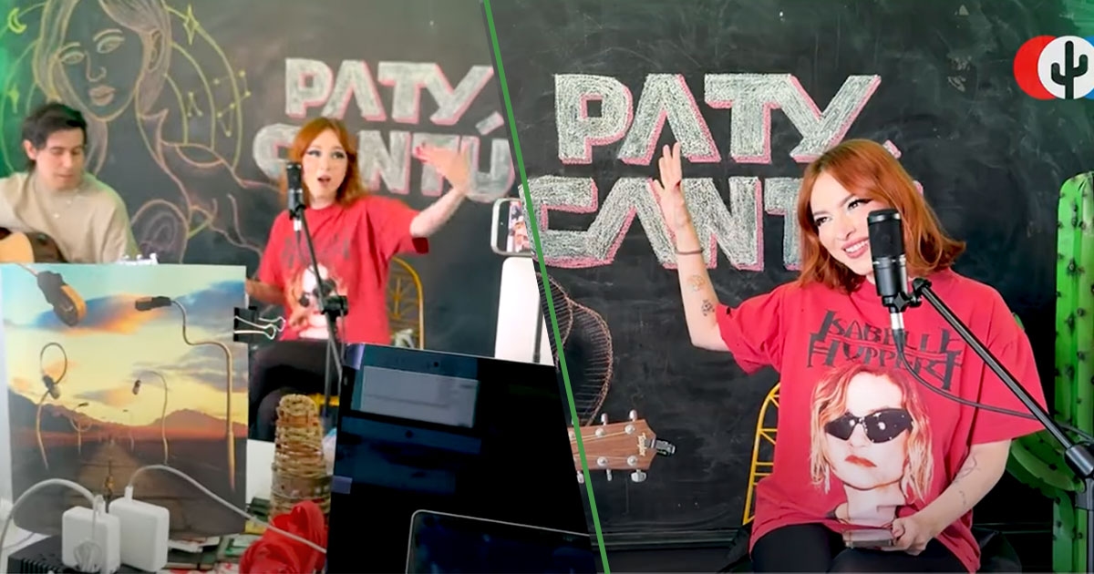Paty Cantú esteve no estúdio Deforma e conquistou nossos corações.