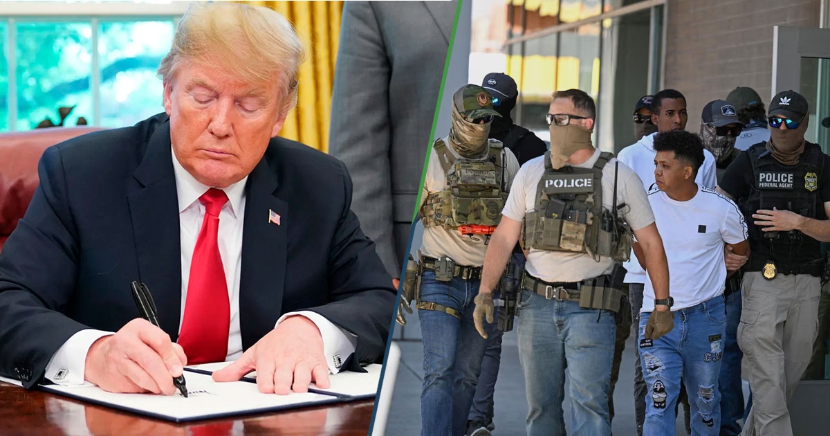 Os imigrantes receberão uma carta assinada por Trump: "Obrigado por participar, agora saiam".