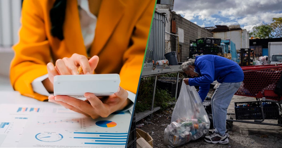 Economen zijn van mening dat het winstgevender is om aluminium blikjes in te zamelen dan te wachten tot er winst gemaakt wordt.