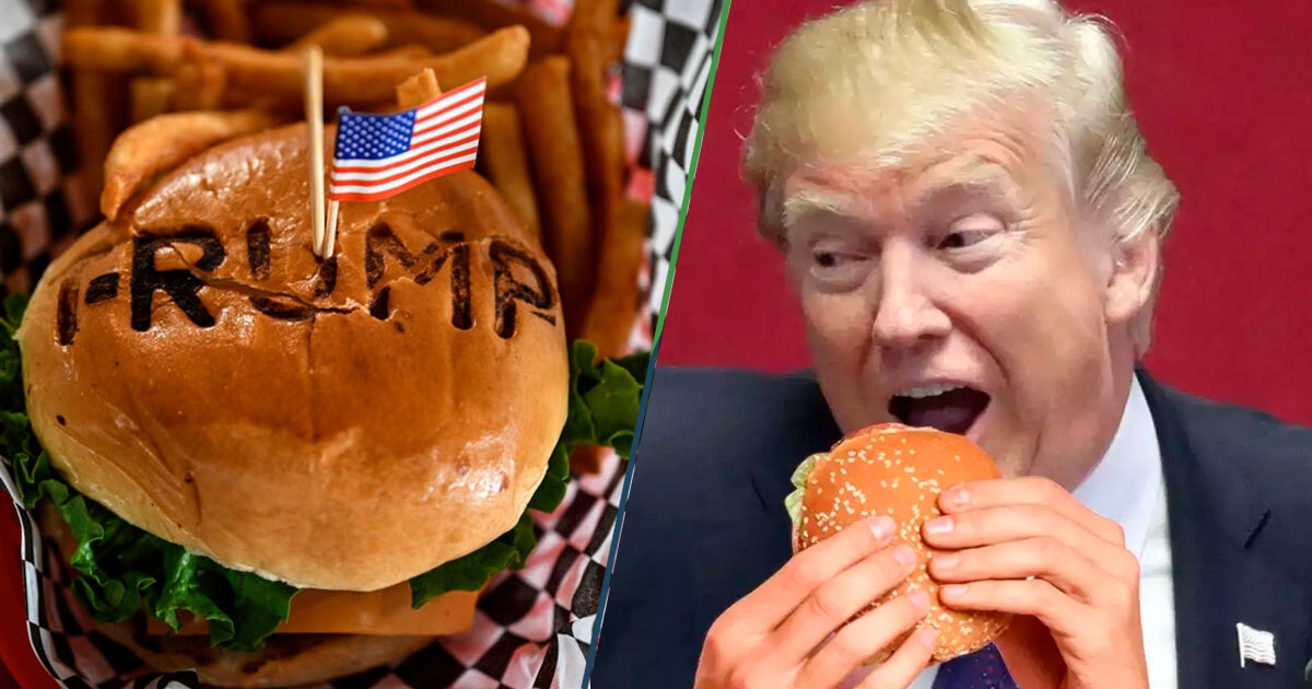 Rede de restaurantes americana lança hambúrguer inspirado em Trump... e o pior é que é um sucesso