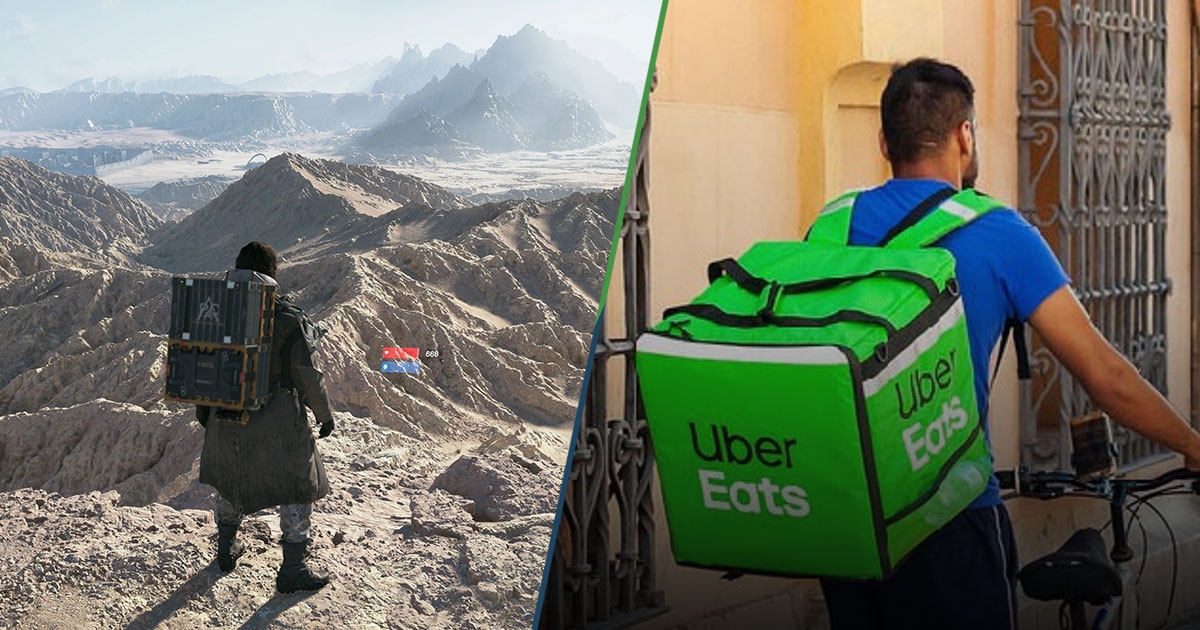 Death Stranding 2 Hideo Kojimy cieszy się dużym powodzeniem wśród dostawców Didi i Uber Eats.