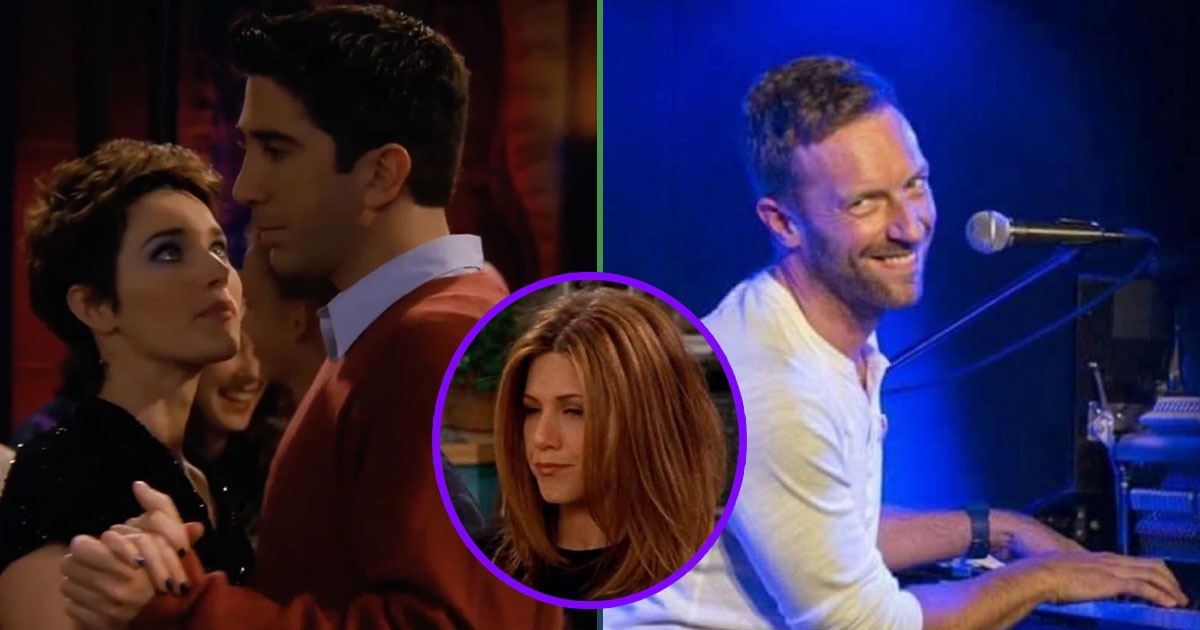 Rachel, Ross'un dün gece Coldplay konserinde olduğundan şüpheleniyor.