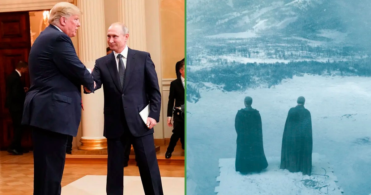 Trump obiecuje zbudować lodową ścianę, a Putin oferuje niedźwiedzie, które będą jej strzec.