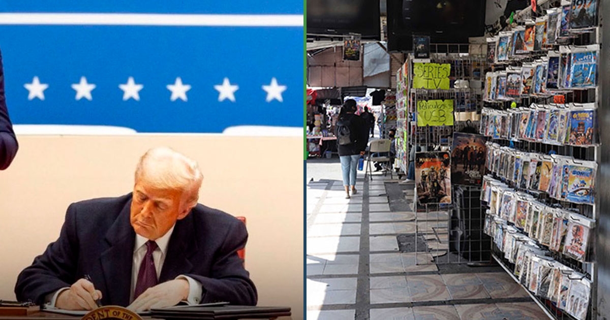 Trump rozkazuje Pentagonowi konfiskować wszystkie pirackie towary z meksykańskich pchlich targów.