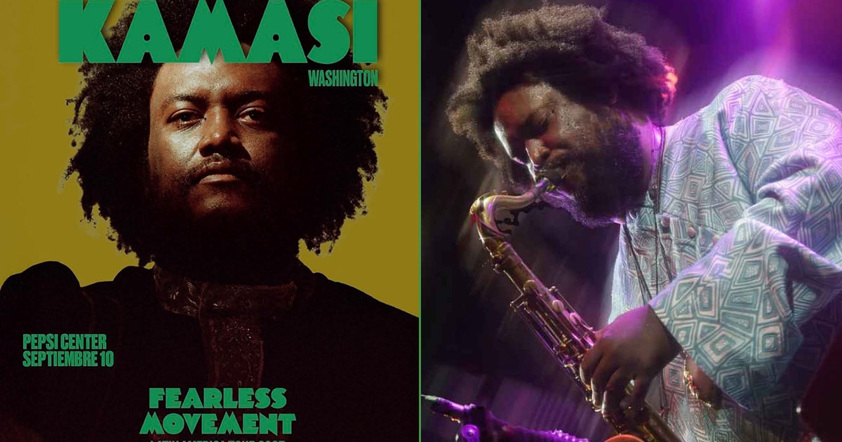 O músico de jazz Kamasi Washington virá ao Pepsi Center na Cidade do México para um show incrível.