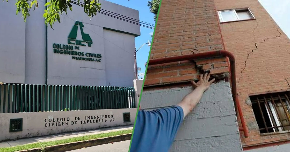 Citizens report that cracks are emerging in the College of Engineers