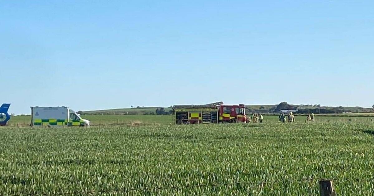 Pilot dead after horror plane crash in field with passenger critically injured