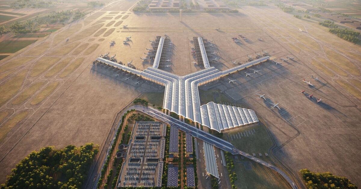L'immense nouvel aéroport de 27 milliards de livres sterling est sur le point d'être construit au cœur de l'un des plus grands pays d'Europe