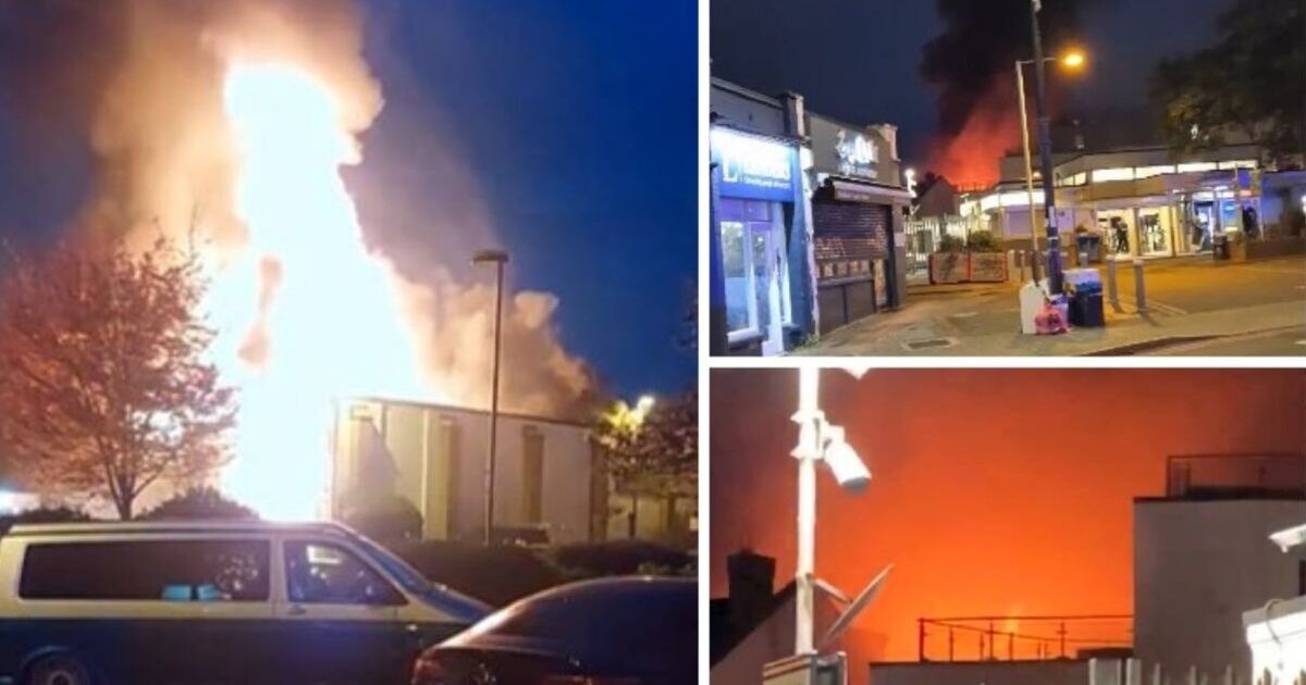 Forest Hill fire: Huge blaze erupts near station as emergency services rush to scene
