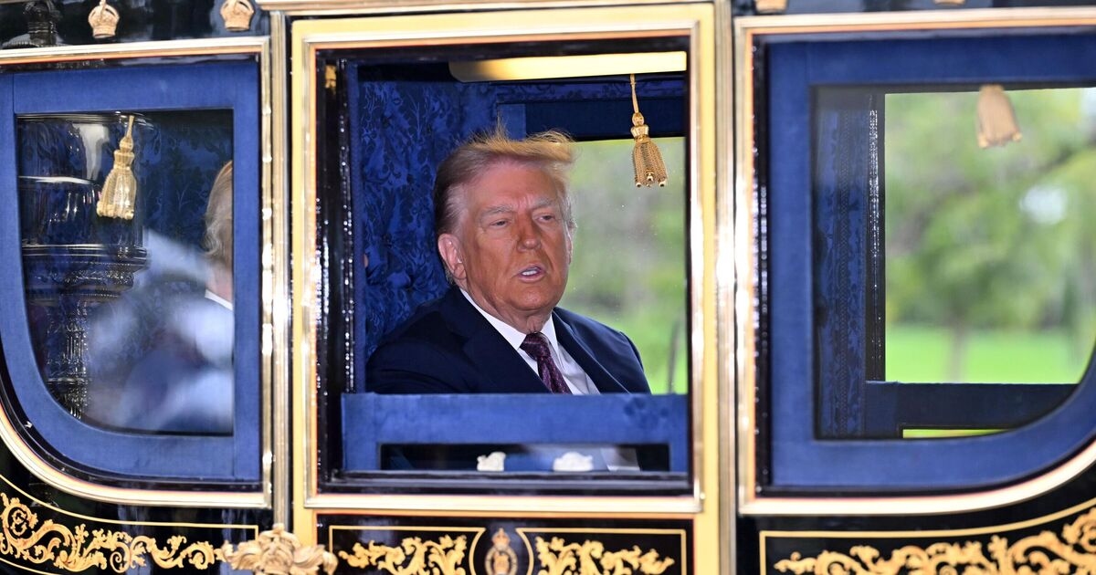 Familia Real EN VIVO: El paseo en carruaje de Donald Trump fue ridiculizado y calificado de "vergonzoso"