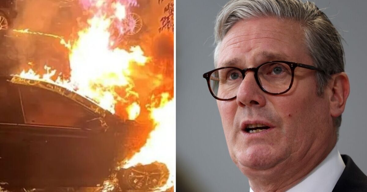 Reino Unido investiga un posible vínculo con Rusia en los ataques incendiarios de Keir Starmer y acusa a tres personas