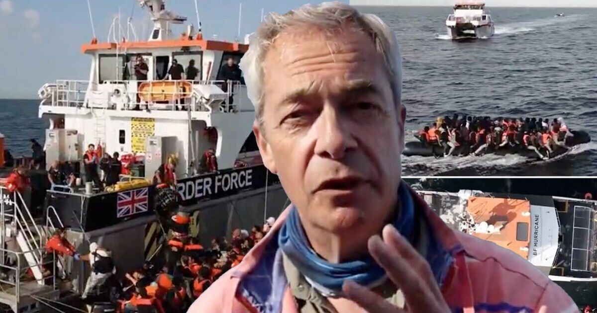 Nigel Farage perd la tête en regardant les bateaux de migrants arriver au Royaume-Uni - « pas dans nos rues ! »