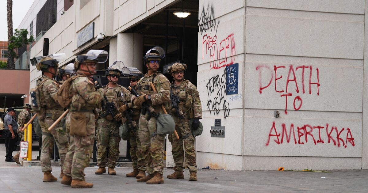 LA protests LIVE: National Guard deployed as police use rubber bullets against protestors