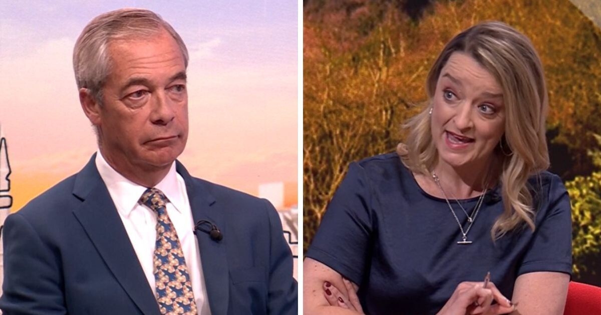Widzowie BBC Laura Kuenssberg narzekają na wywiad z Nigelem Farage’em