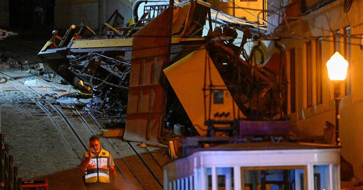 Acidente no Funicular da Glória de Lisboa: esforços desesperados de resgate continuam com crianças entre os 15 mortos