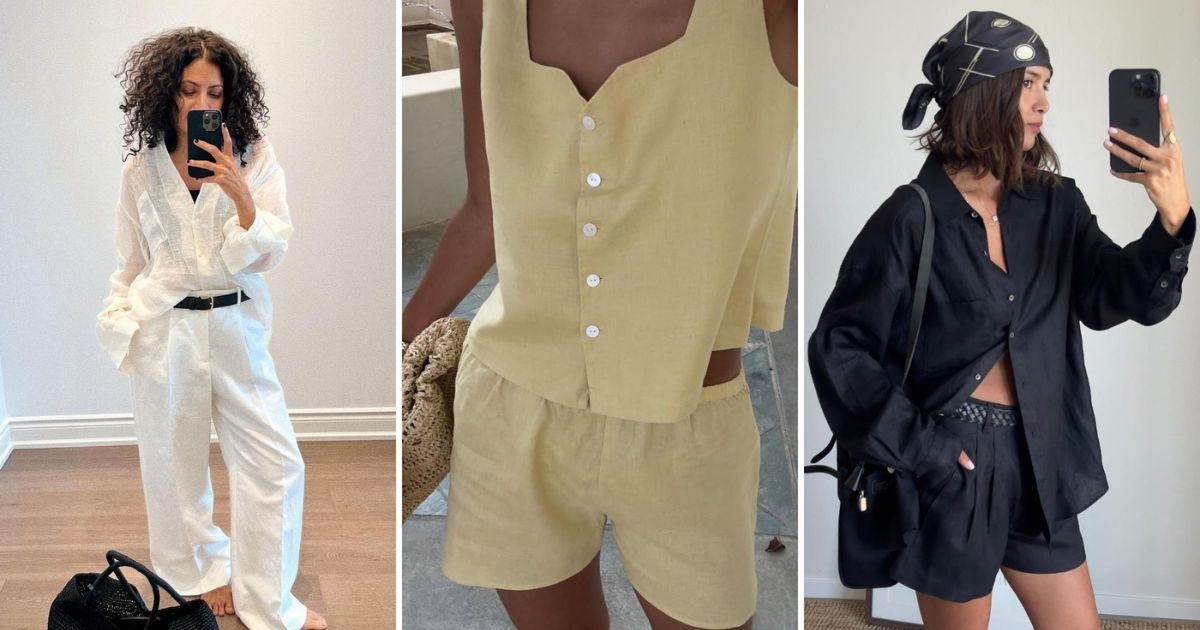 Linen Co-Ords Are the Only Thing the Fashion Set Are Wearing This Summer—These Are the 14 Chicest Pairs