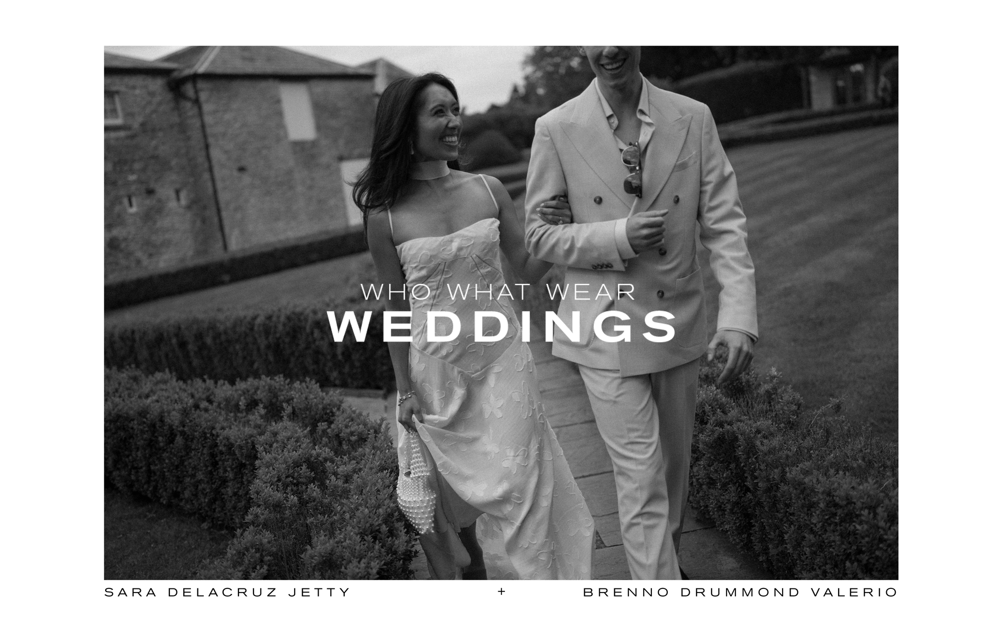 Ce magnifique mariage à Babington House comprenait un barbecue de bienvenue brésilien, une robe sur mesure et un chiot très mignon