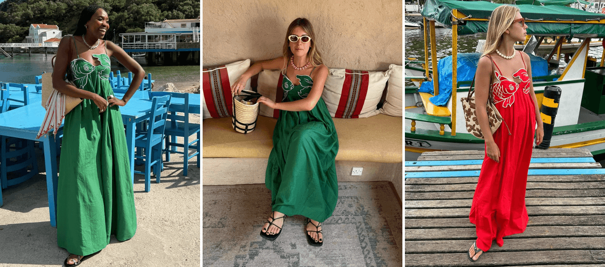 Farm Rio's Fish Dress Is Trending As A Summer Essential