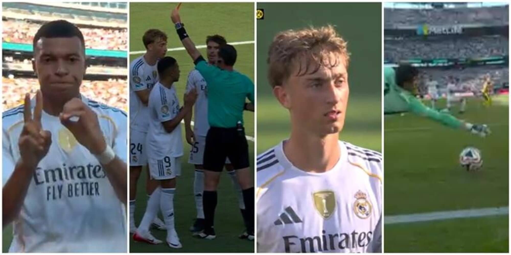 <p>Huijsen espulso, il Real trema ma raggiunge il Psg in semifinale: 3-2 al Dortmund</p>