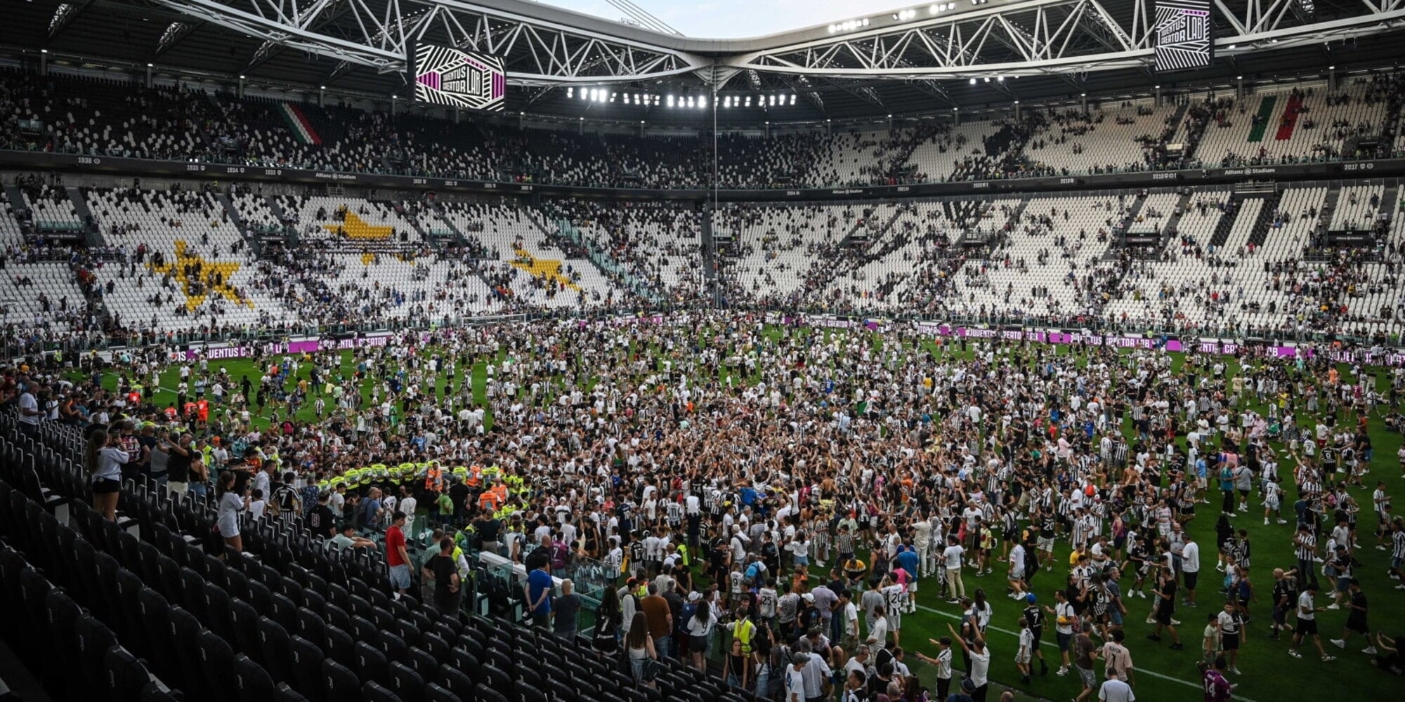 Von Villar Perosa zum Stadion: Juve, ein Familienfest der Hoffnung und Zugehörigkeit.