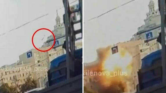 Il drone ucraino cade in picchiata e colpisce a Voronezh, in Russia: "16 feriti"