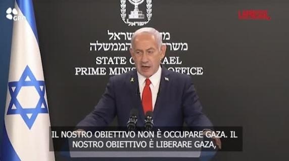 Netanyahu: "Het doel is niet om Gaza te bezetten, maar om het te bevrijden."