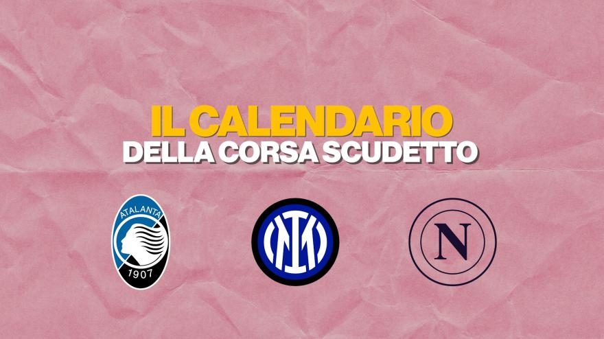 Three for the Scudetto: the complete schedule of Inter, Napoli and Atalanta