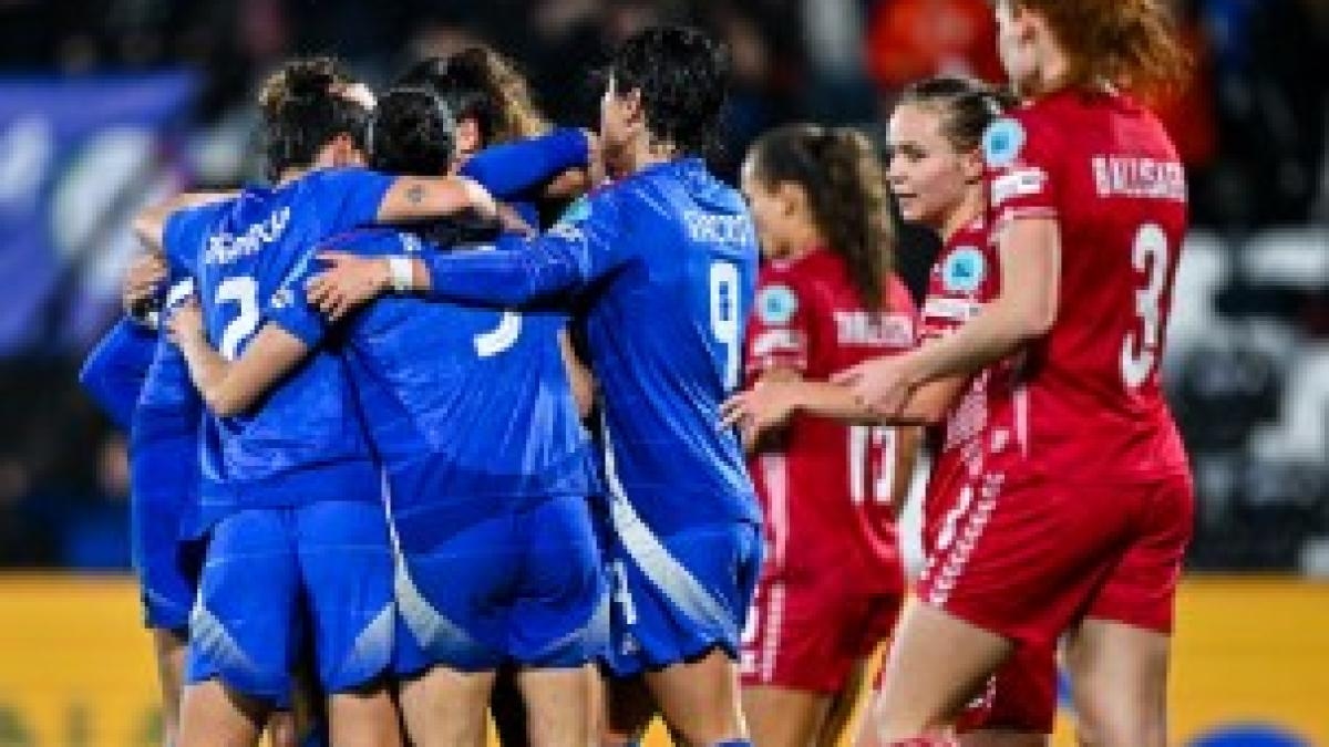 Azzurre, krok wstecz: jaka lekcja z Danii, 1-3 w ulewie