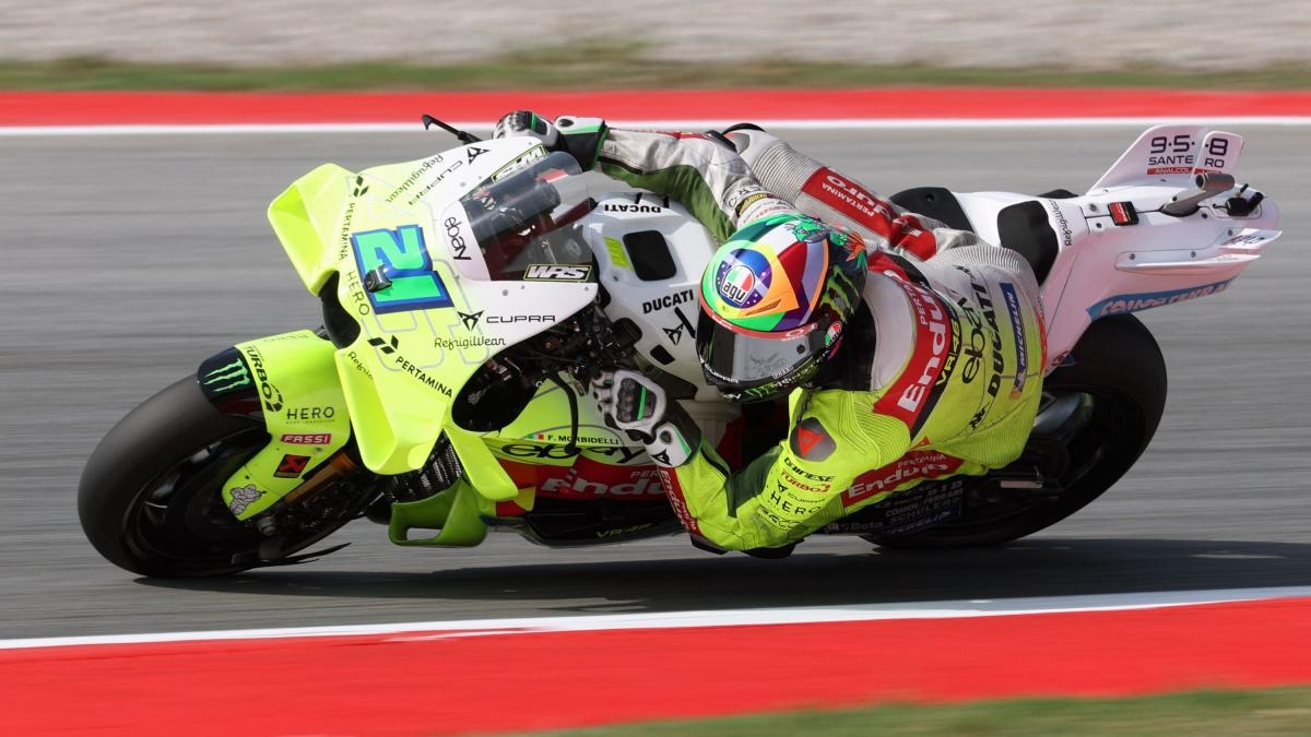 MotoGP Misano: Morbidelli führt im FP1. Marquez ist 5., Bagnaia 11.