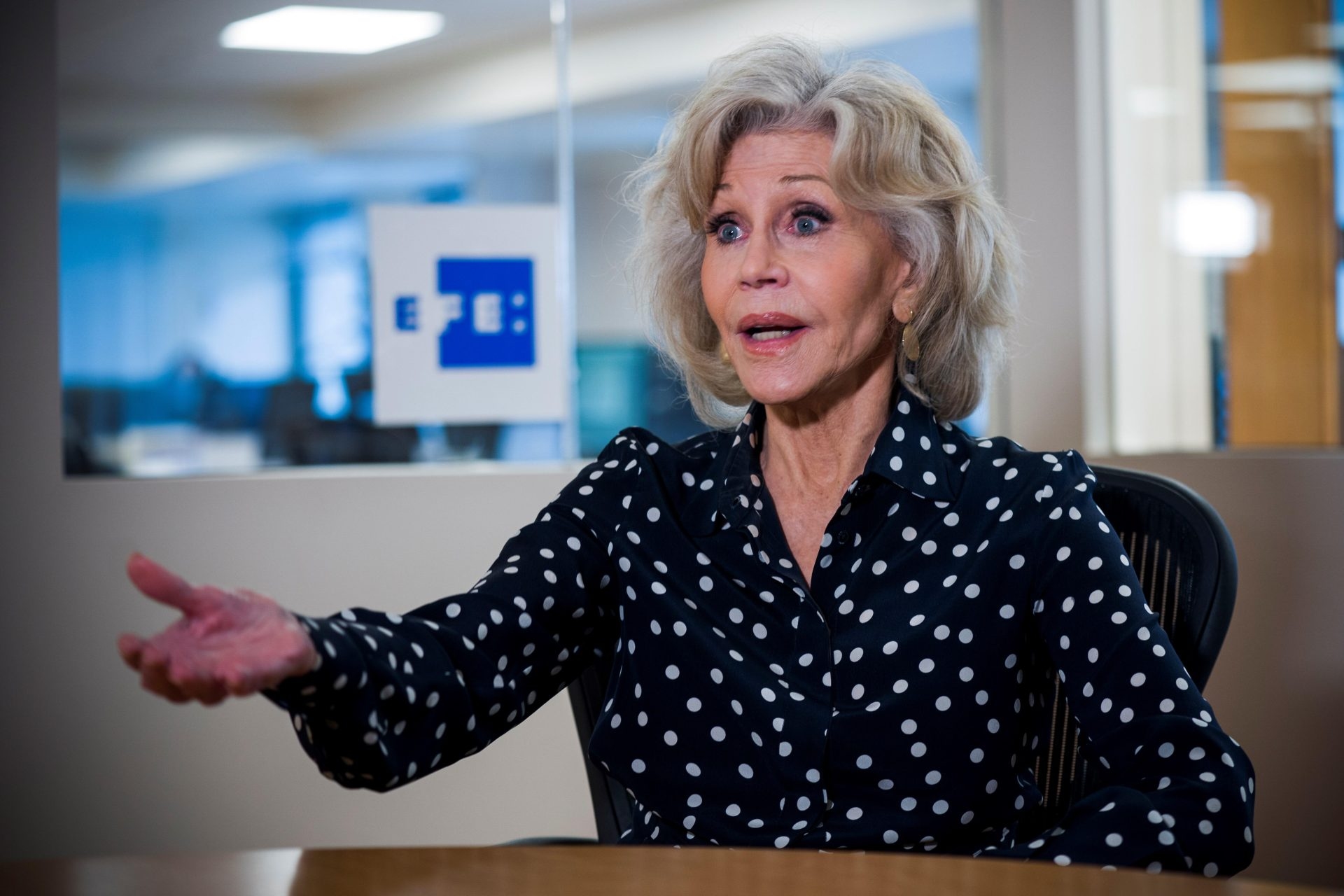 Jane Fonda: "Mai prima d'ora avevamo visto l'ascesa del fascismo coincidere con una crisi climatica."