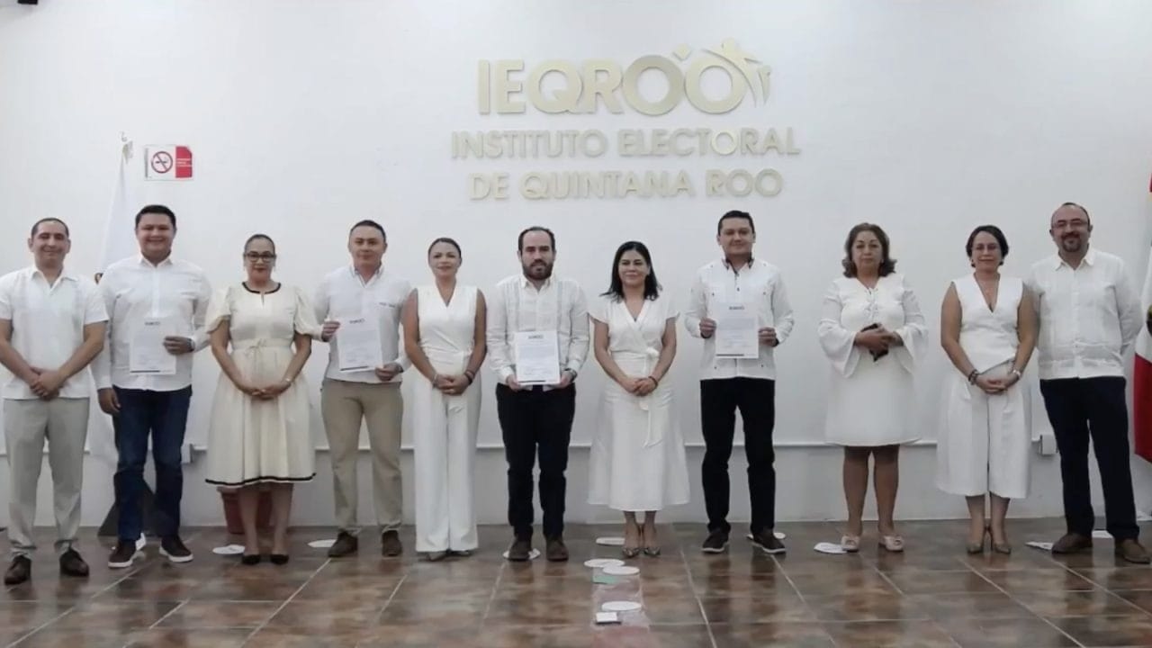 Der gerichtliche Wahlprozess in Quintana Roo endet mit der Übergabe der Urkunden