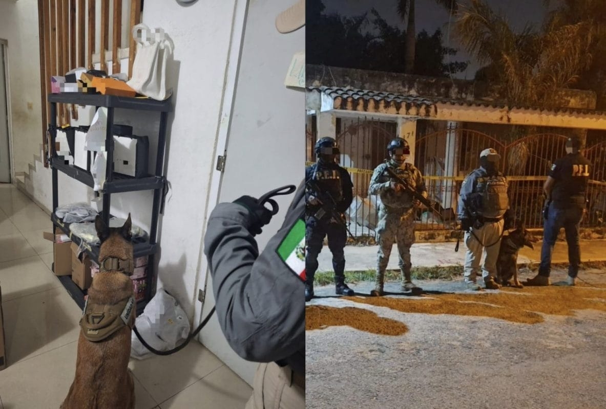 The SSP seizes narcotics during a search at García Ginerés.