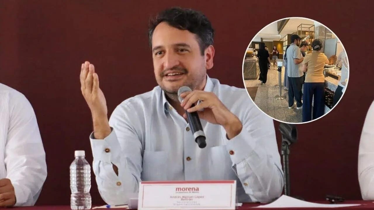 Andy López Beltrán, syn AMLO, został przyłapany w luksusowym pięciogwiazdkowym hotelu w Tokio.