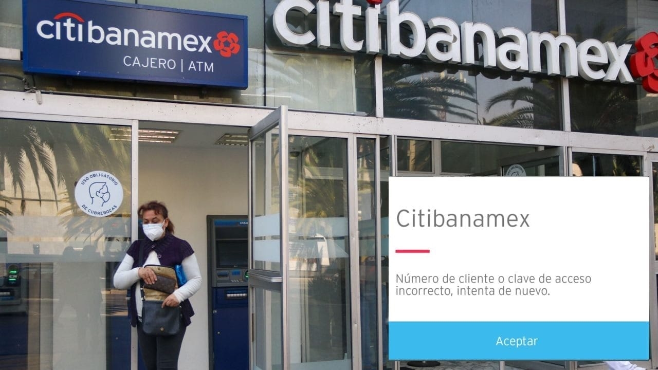 Użytkownicy Banamex zgłaszają problemy z aplikacją i BancaNet ponownie w ten poniedziałek.