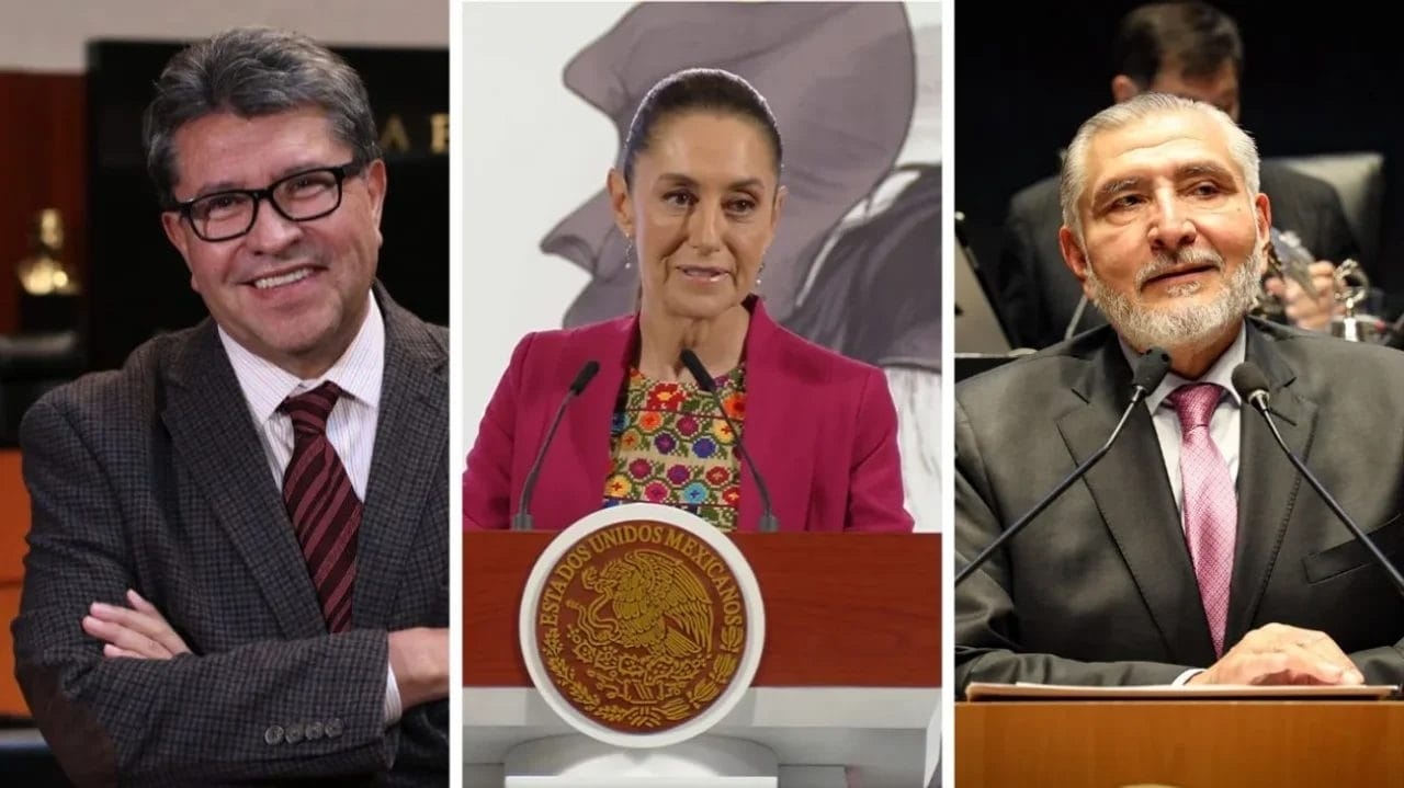 Sheinbaum, Morena'da ayrılık iddialarını yalanladı ve Monreal ve Adán Augusto ile görüştüğünü doğruladı