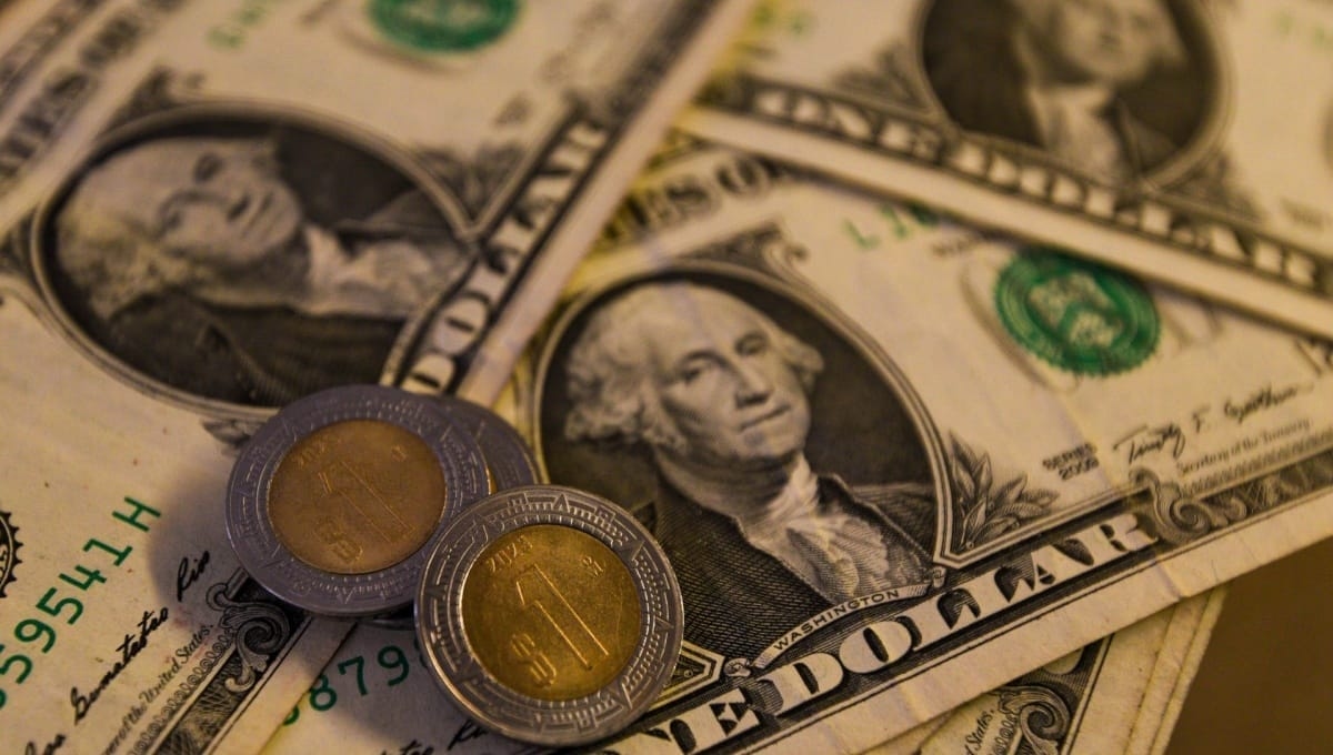 The Mexican peso strengthens against the dollar on September 5.