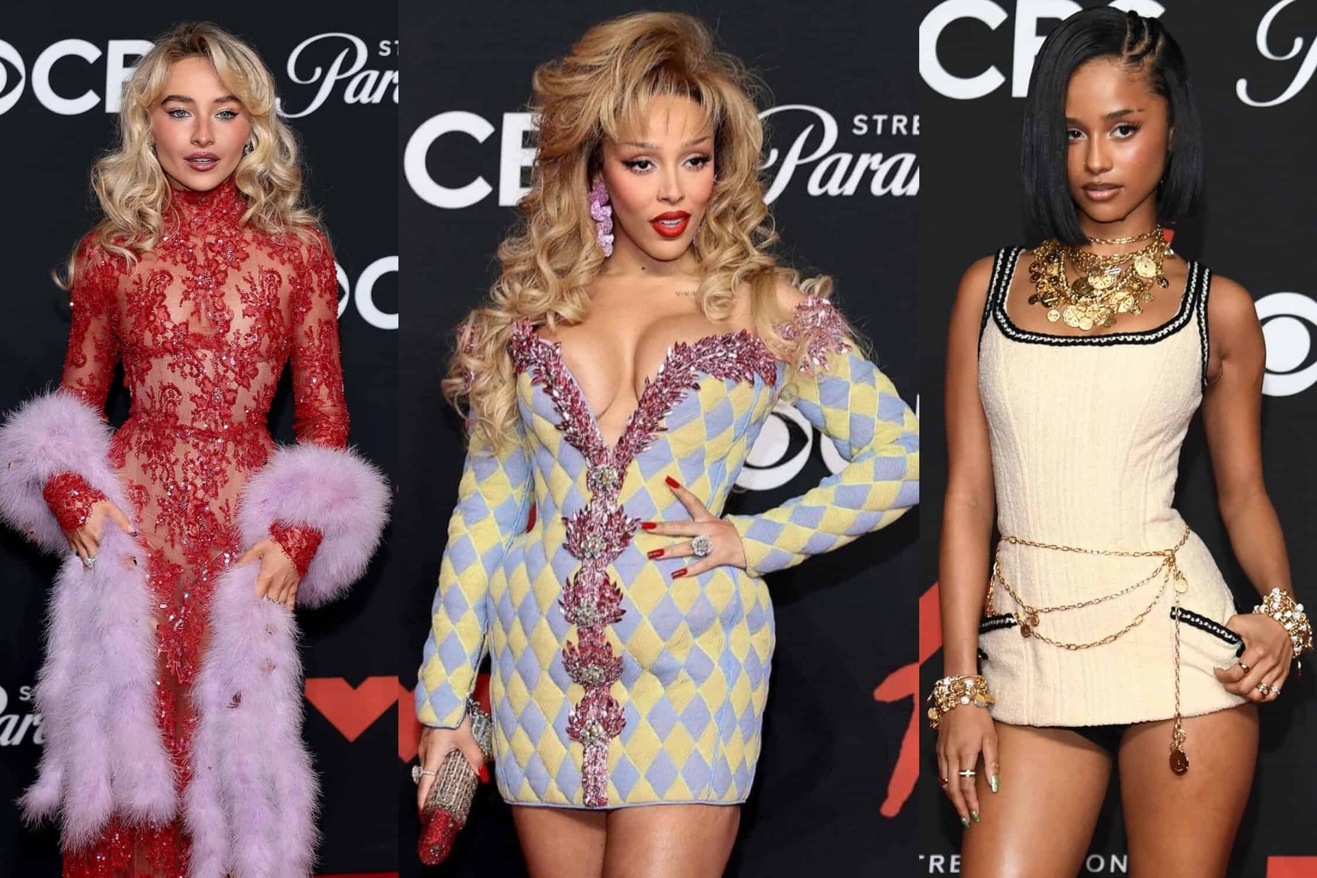 Os looks mais ousados ​​do tapete vermelho do MTV VMA 2025