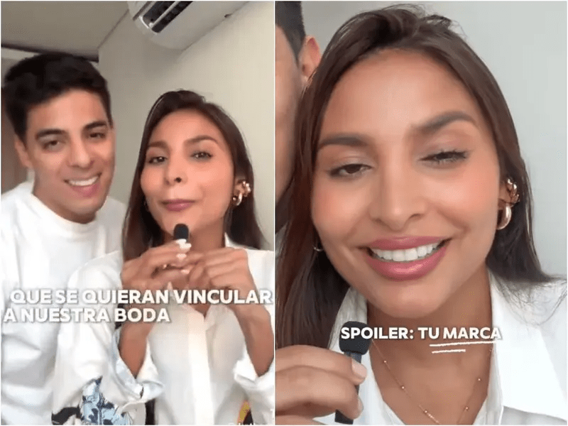 Influencers “invitan” a marcas de lujo a patrocinar su boda y los critican (VÍDEO)