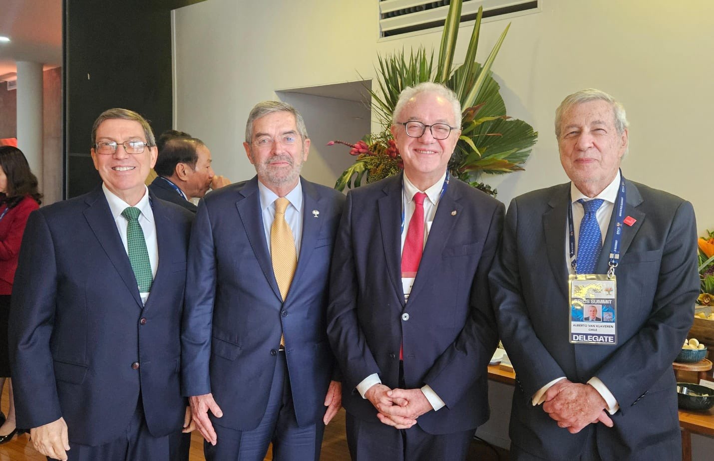 BRICS Summit: Juan Ramón de la Fuente meets with foreign ministers from India, Chile, and Russia