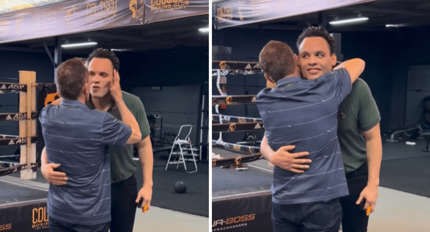 Julio César Chávez Jr. is released from prison and is now training in Hermosillo; this is how he reunited with his father.