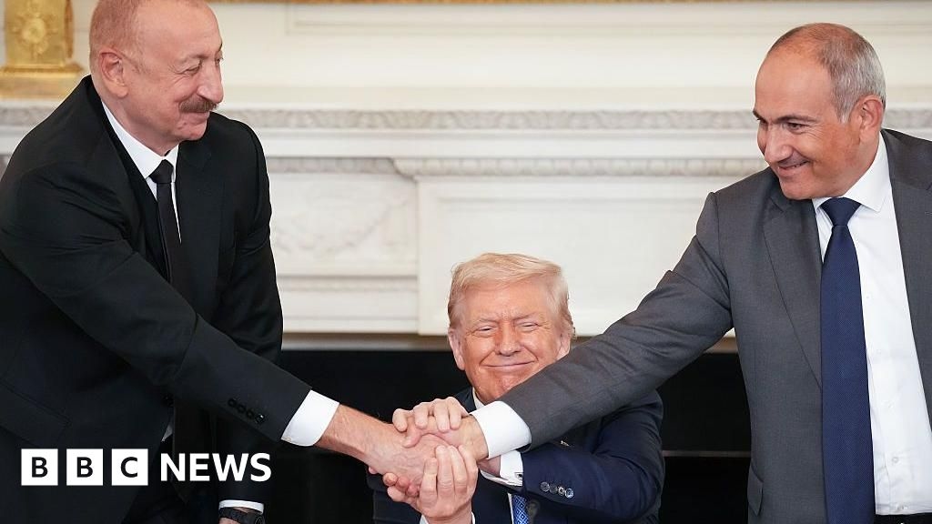Azerbaijan and Armenia sign peace deal at White House summit with Trump